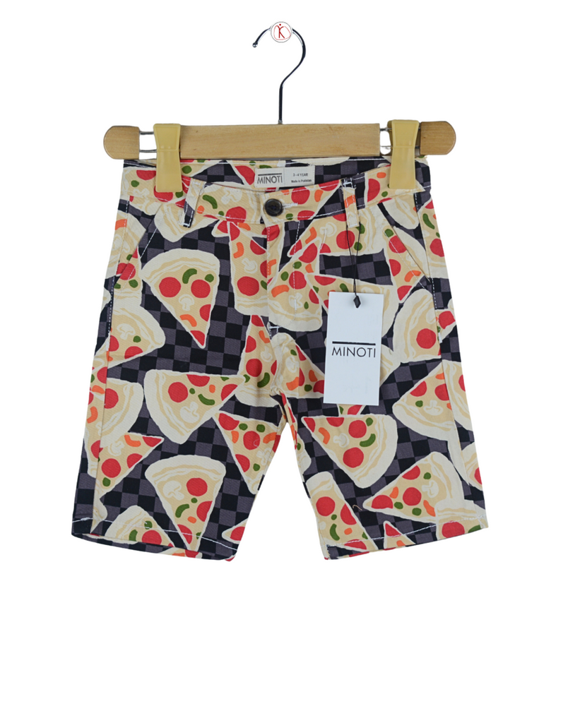 Pizza Printed Short