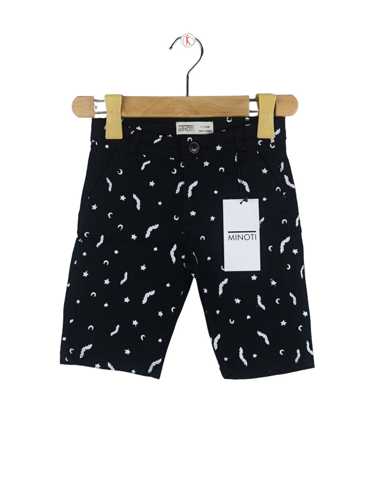 Black Star Moon Embroidered – Short