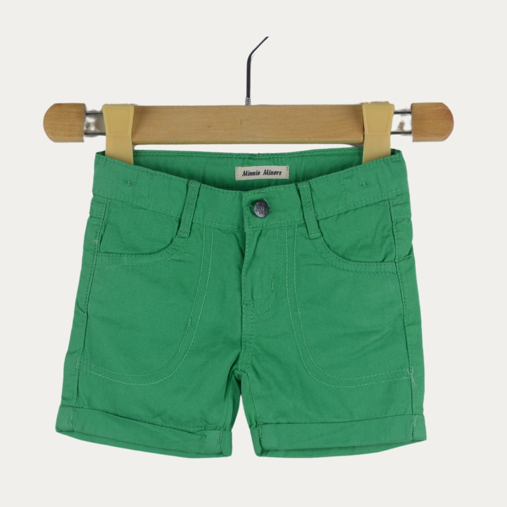 Green cotton short