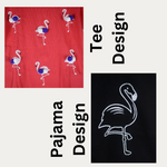 Red Flamingo POM POM Set