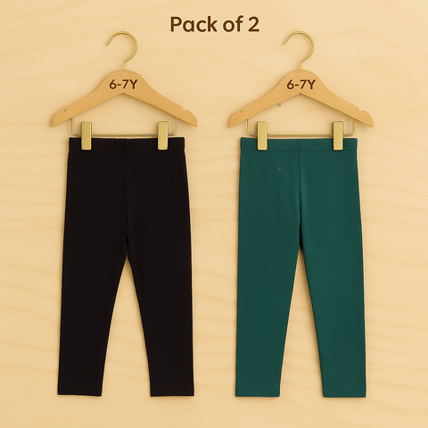 Combo Tights | Pack of 2 Deal 1 | Age 6-7 Year