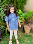 Blue Star Printed Frock