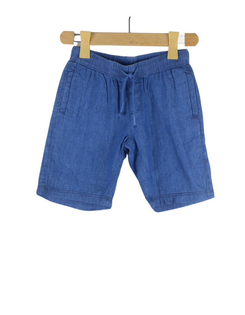Dark Blue Soft Denim Short