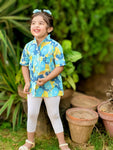 Ferozi Floral Printed Top