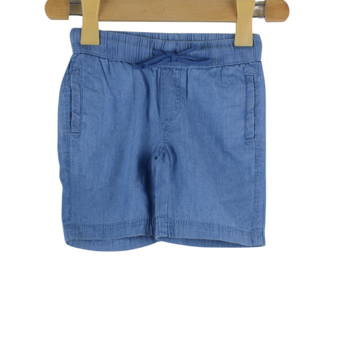 Light Blue Soft Denim Short