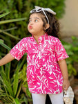 Pink Floral Printed Top
