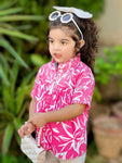 Pink Floral Printed Top