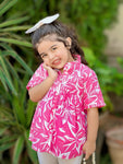 Pink Floral Printed Top