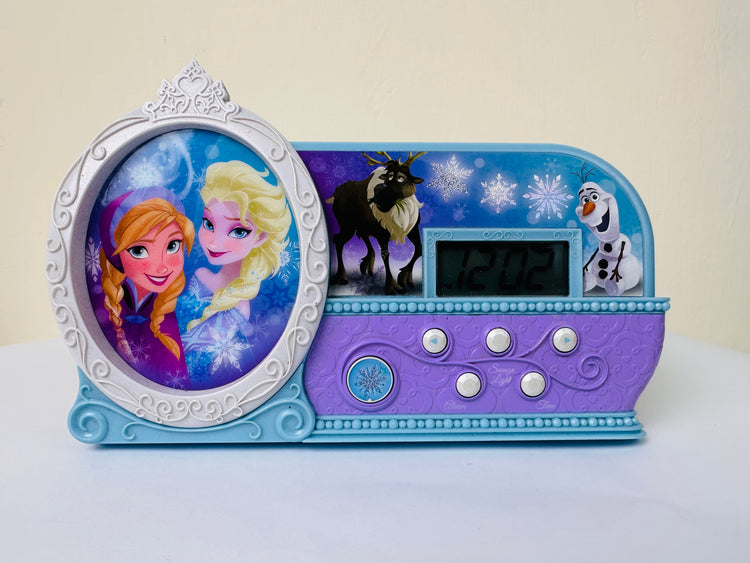 Frozen Princess Digital Music Player & Alarm Clock – Kids Toy with Elsa, Anna & Olaf Design