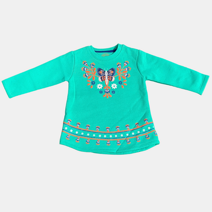 Applic Applic Butterfly Fleece Top