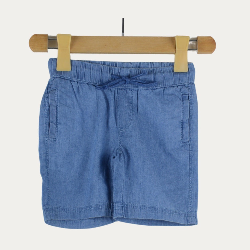 Light Blue Soft Denim Short