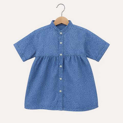 Blue Star Printed Top
