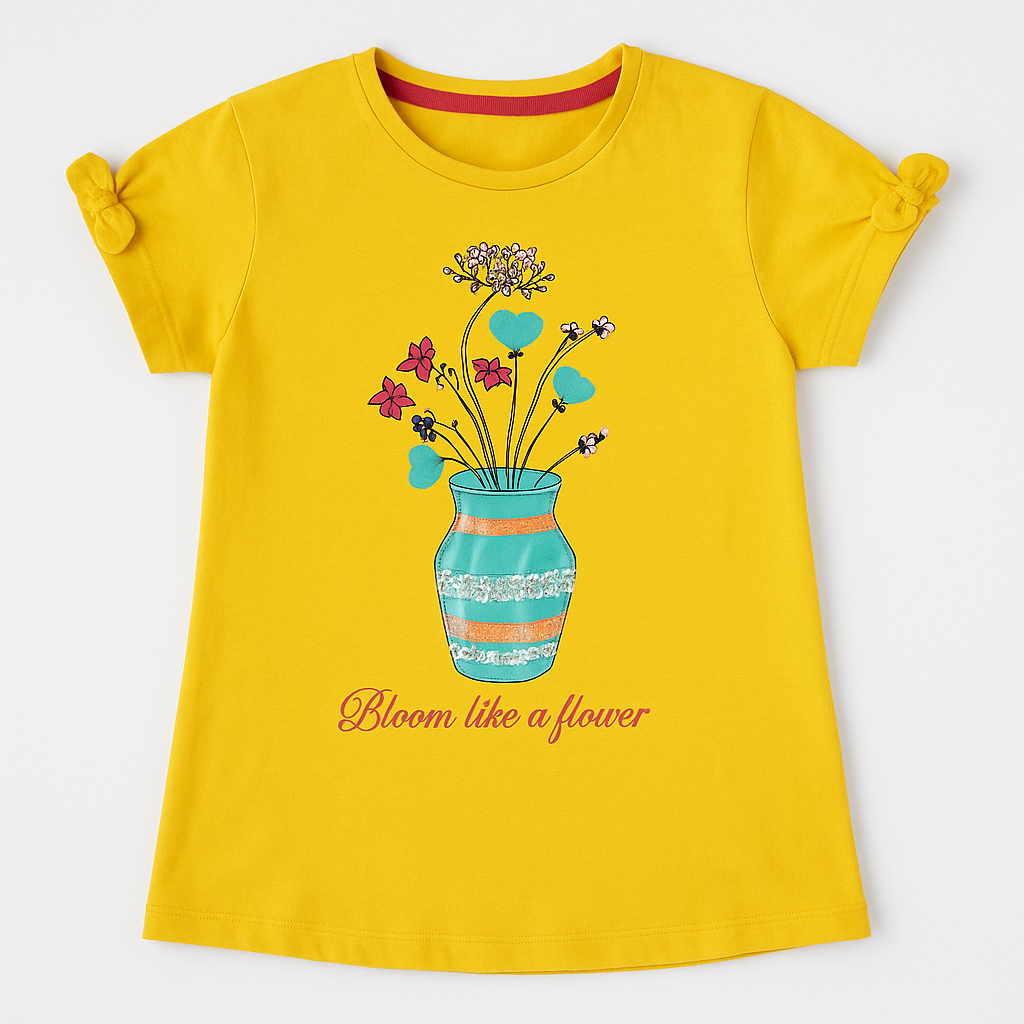 Yellow Vase Sequence Shirt