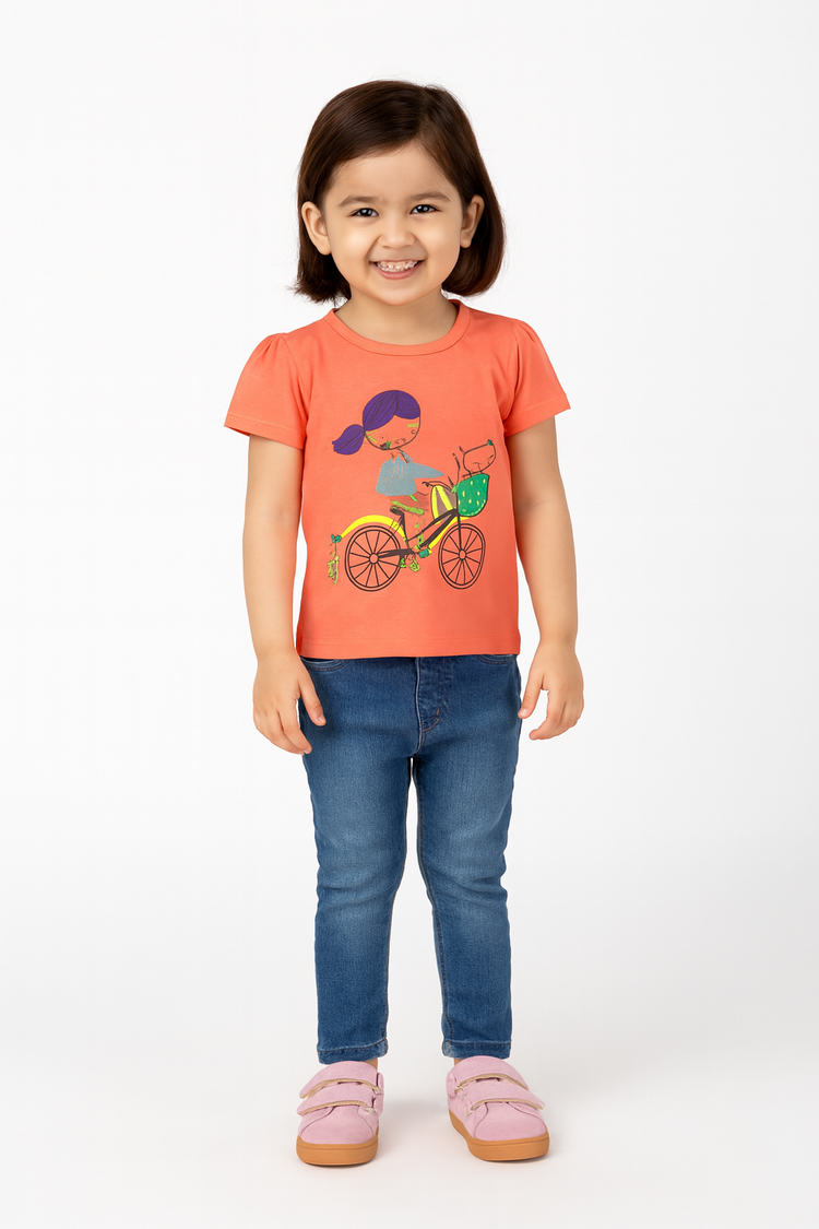 Peach bicycle - Outfit Set