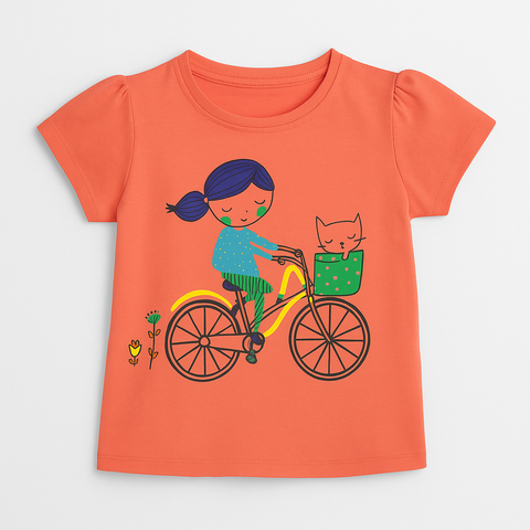 Peach bicycle - Outfit Set