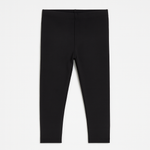 Girls Plain Black Leggings