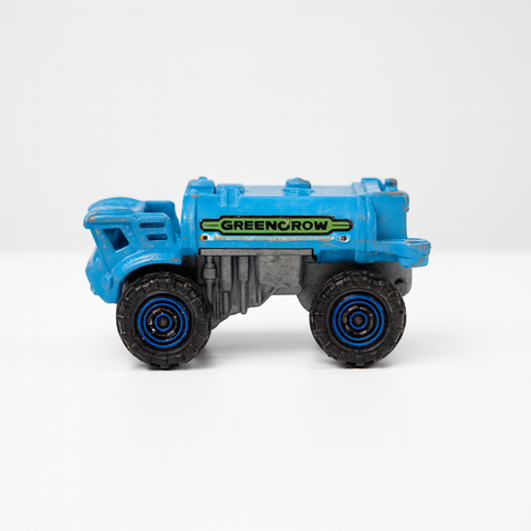 Hot Wheels Blue Farm Truck – “Green Grow Farms” Tanker, Slightly Used