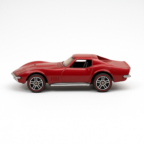 Red Classic Sports Car Toy – Die-Cast Model, Slightly Used