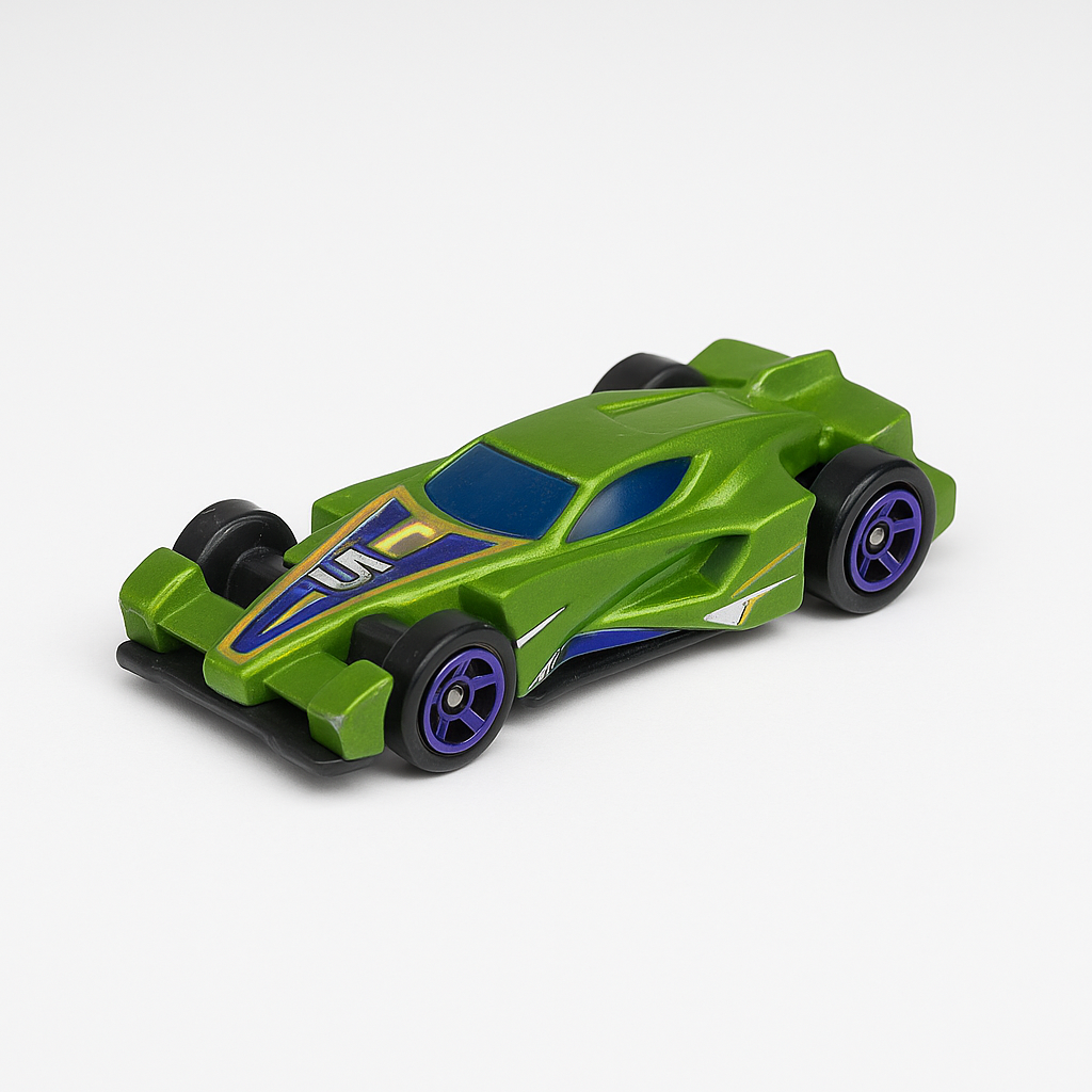 Green Formula Racing Car Toy – Mini Speed Car for Kids