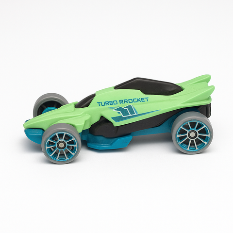 Futuristic Green Formula Car Toy – Mini Speed Racer for Kids