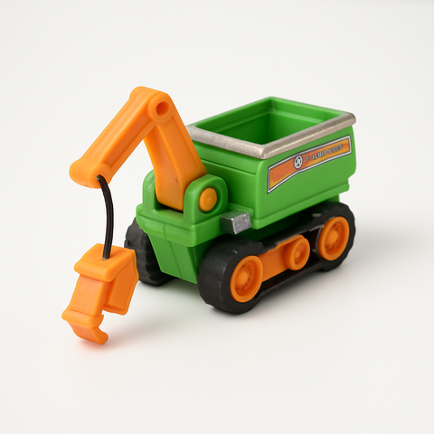 Kids Mini Excavator Truck – Pull Back Construction Vehicle Toy