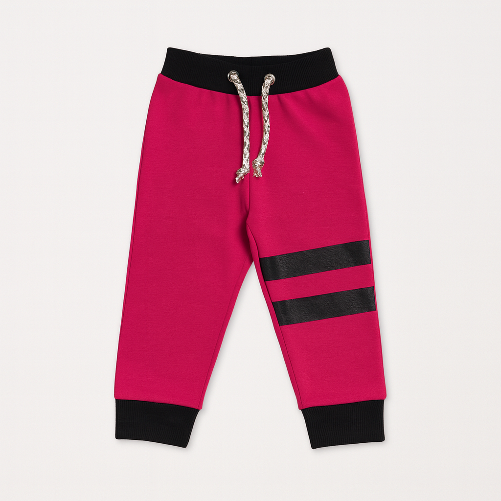 Pink With Black Lining Trouser