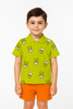 Green Polo Teddy Bear Print | Outfit Set