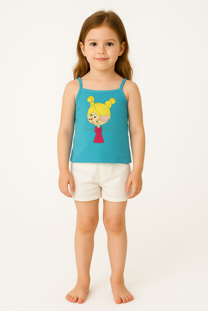 sky blue doll shirt