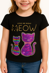 Black Sequin Cat Patch