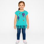 Aqua Green Pom Pom & Balloons