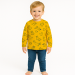 Mustard Animals Printed Shirt