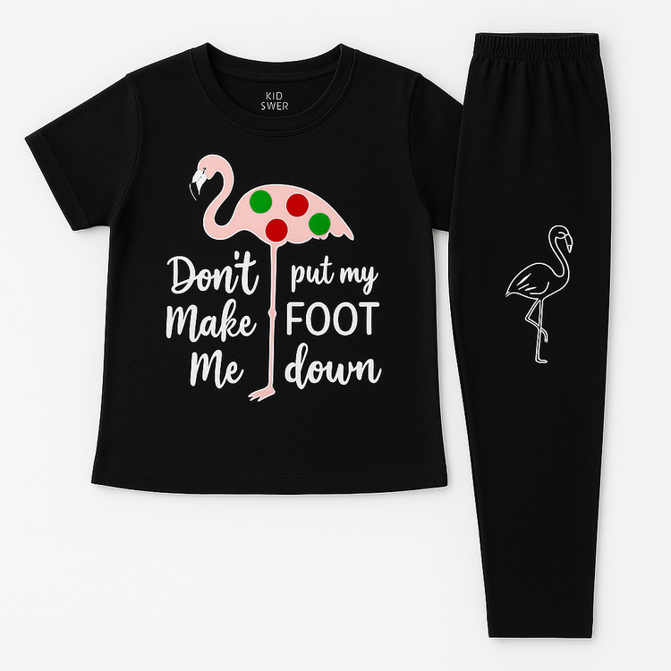 Black Flamingo POM POM Set
