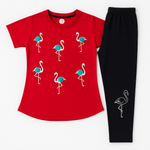 Red Flamingo POM POM Set
