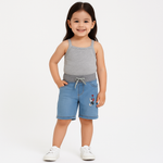 🧵 Minnie Love Light Blue Denim – Short