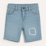 🩳 Light Blue Slim Denim – Short
