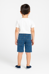 Kids Dark Blue Denim – Short