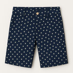Navy Blue Star Printed – Short