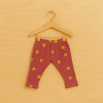 Peach Polka Trouser m