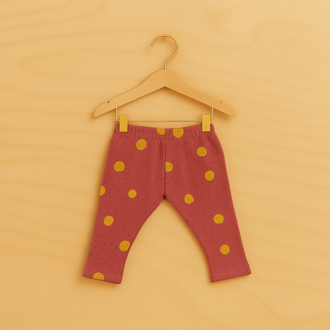 Peach Polka Trouser m