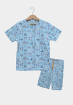 Cute Cars Pajama Set-Front