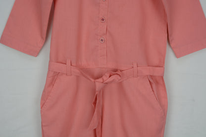 Peach embroided Jumpsuit