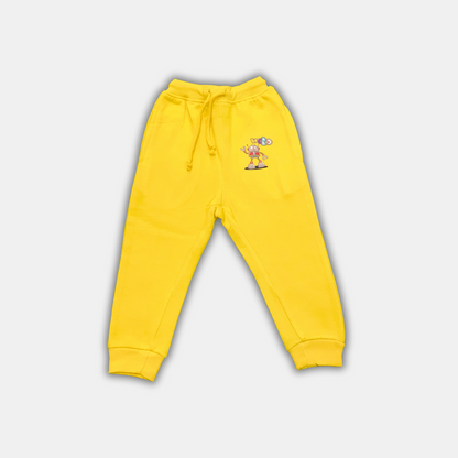 Yellow Robot Sweatshirt and Pants Set