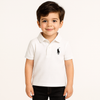 White Embroidered Polo Shirt