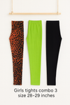 Combo Tights | Pack of 3 Deal 1 | Age 7-8 Year