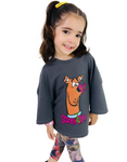 Grey Cute Scooby-Doo baggy style