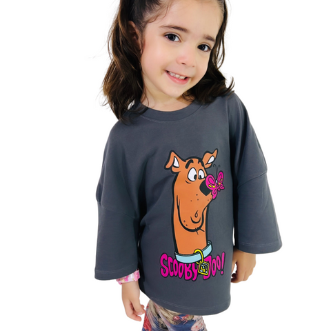 Grey Cute Scooby-Doo baggy style