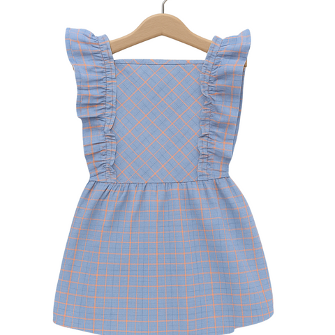 Check Stylish Frill Frock