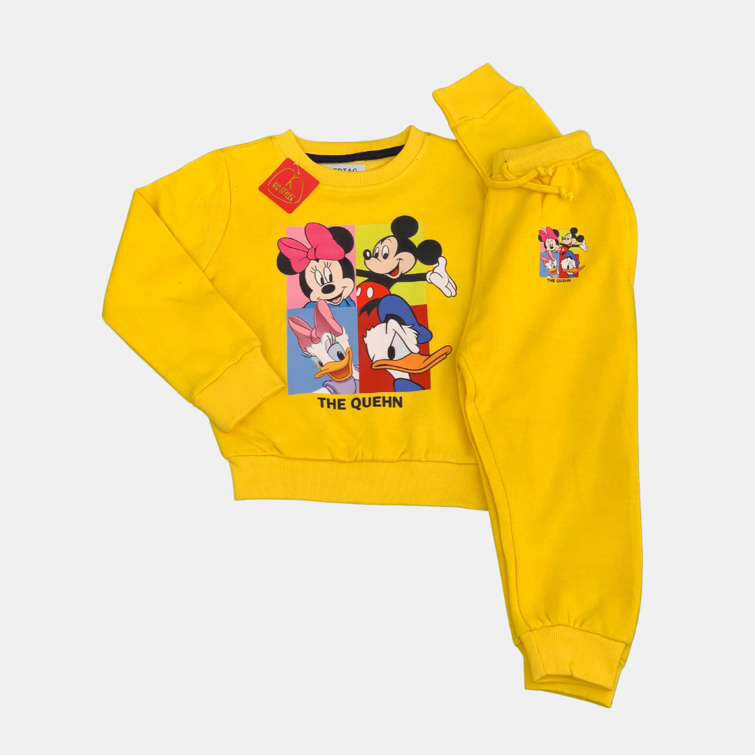 Mickey Mouse print on Yellow