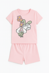 Pink Bugs Bunny Summer Outfit Set