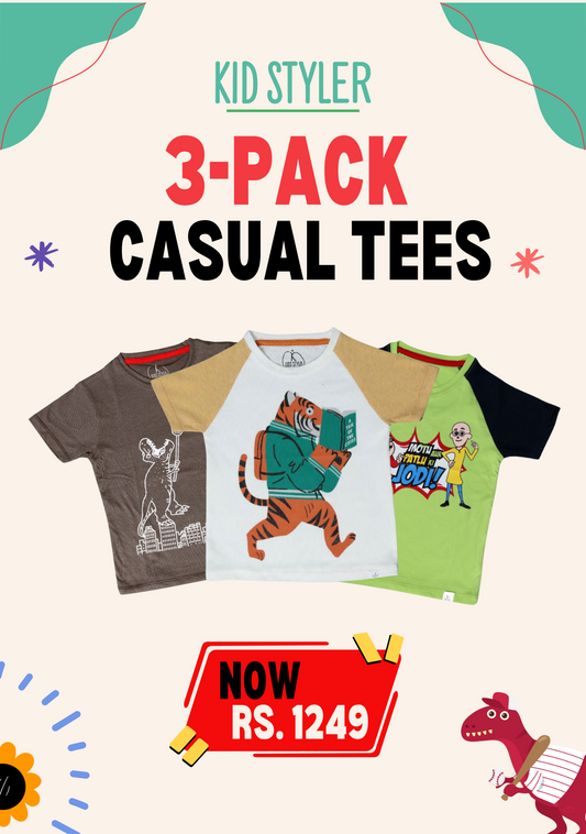 PACK OF 3 TSHIRTS